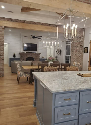 Kitchen: Kitchen Island of this 4-Bedroom,2514 Sq Ft Plan -206-1098