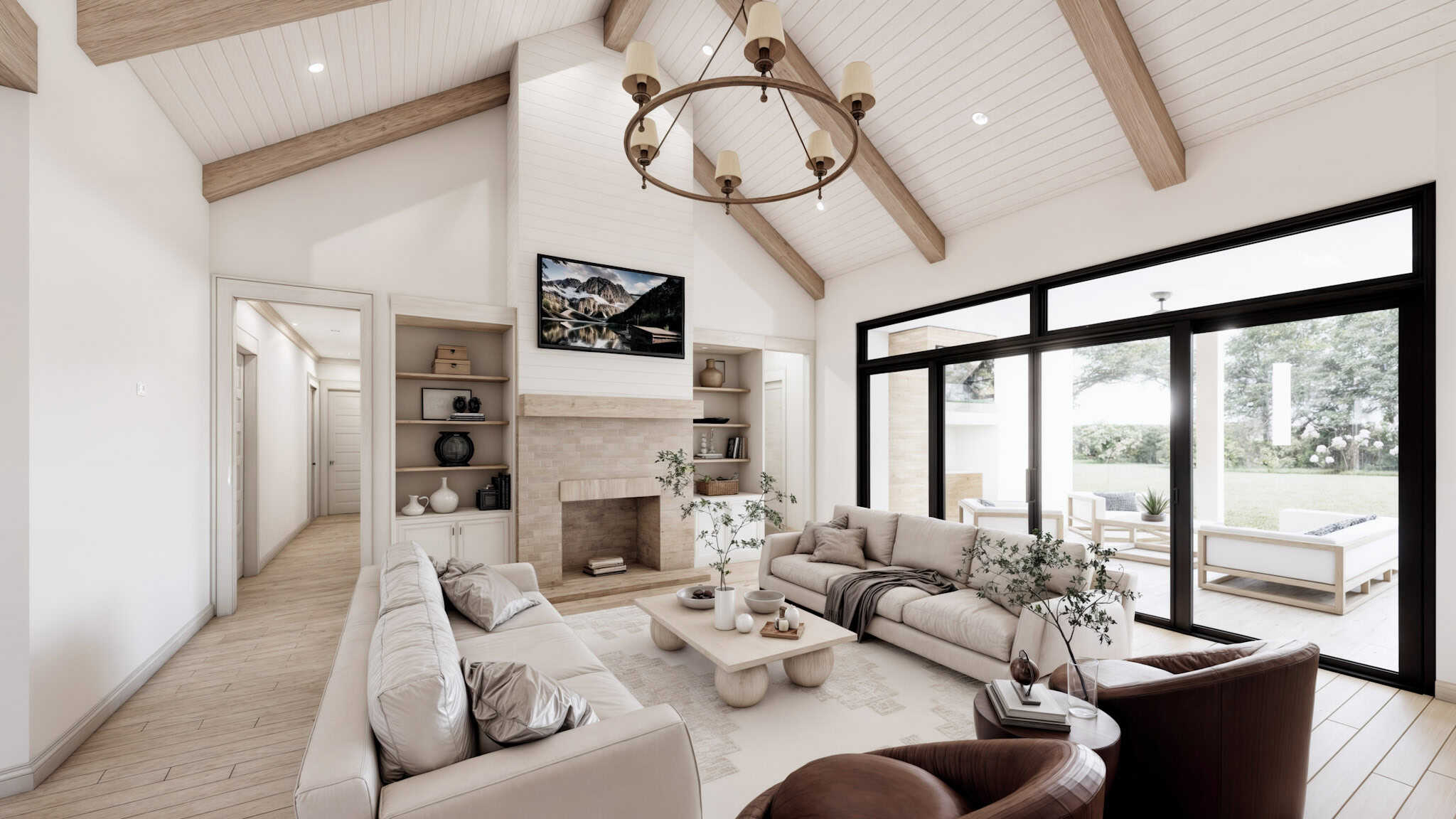 Great Room of this 4-Bedroom,3877 Sq Ft Plan -206-1105