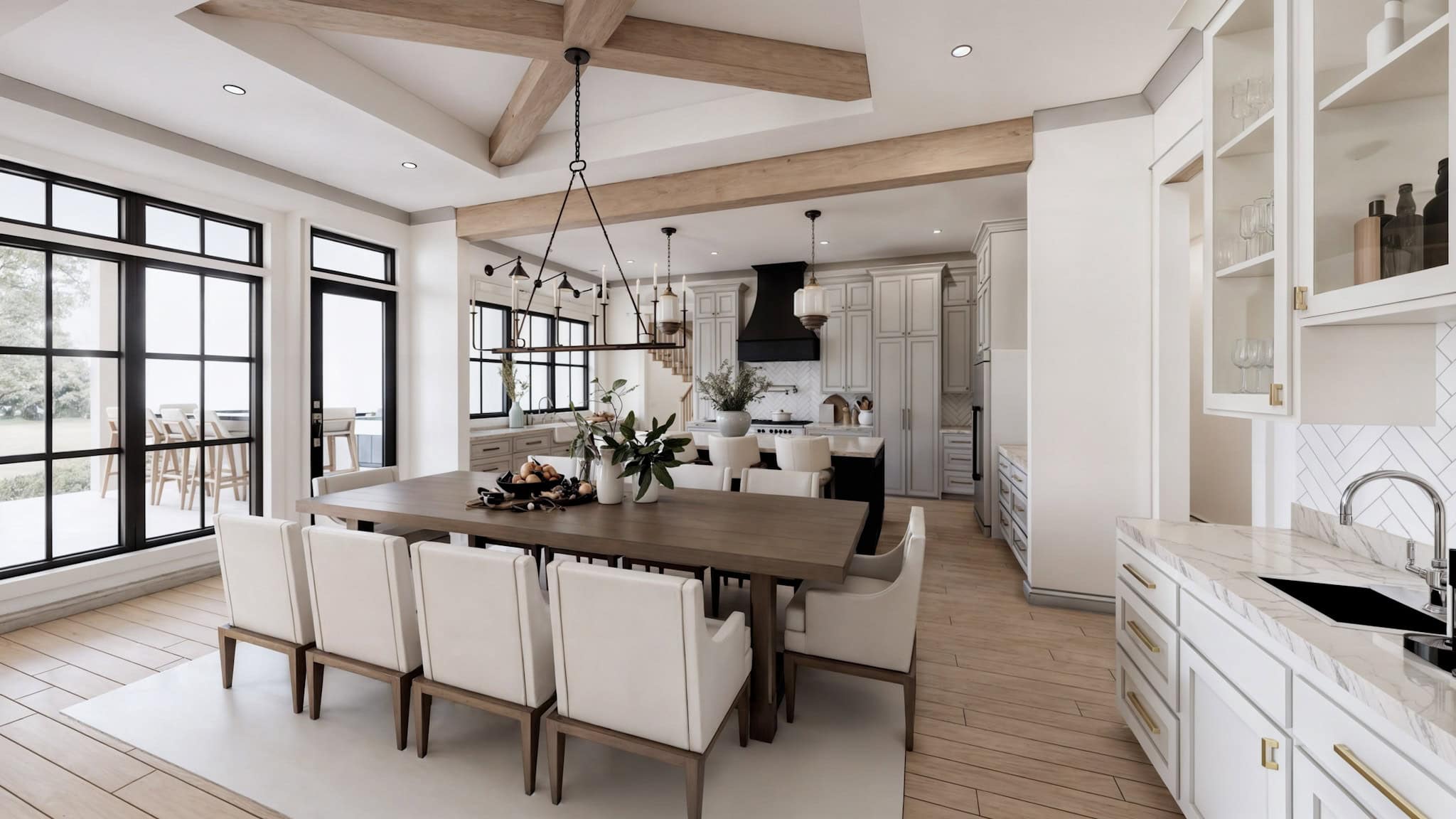 Dining Room of this 4-Bedroom,3877 Sq Ft Plan -206-1105