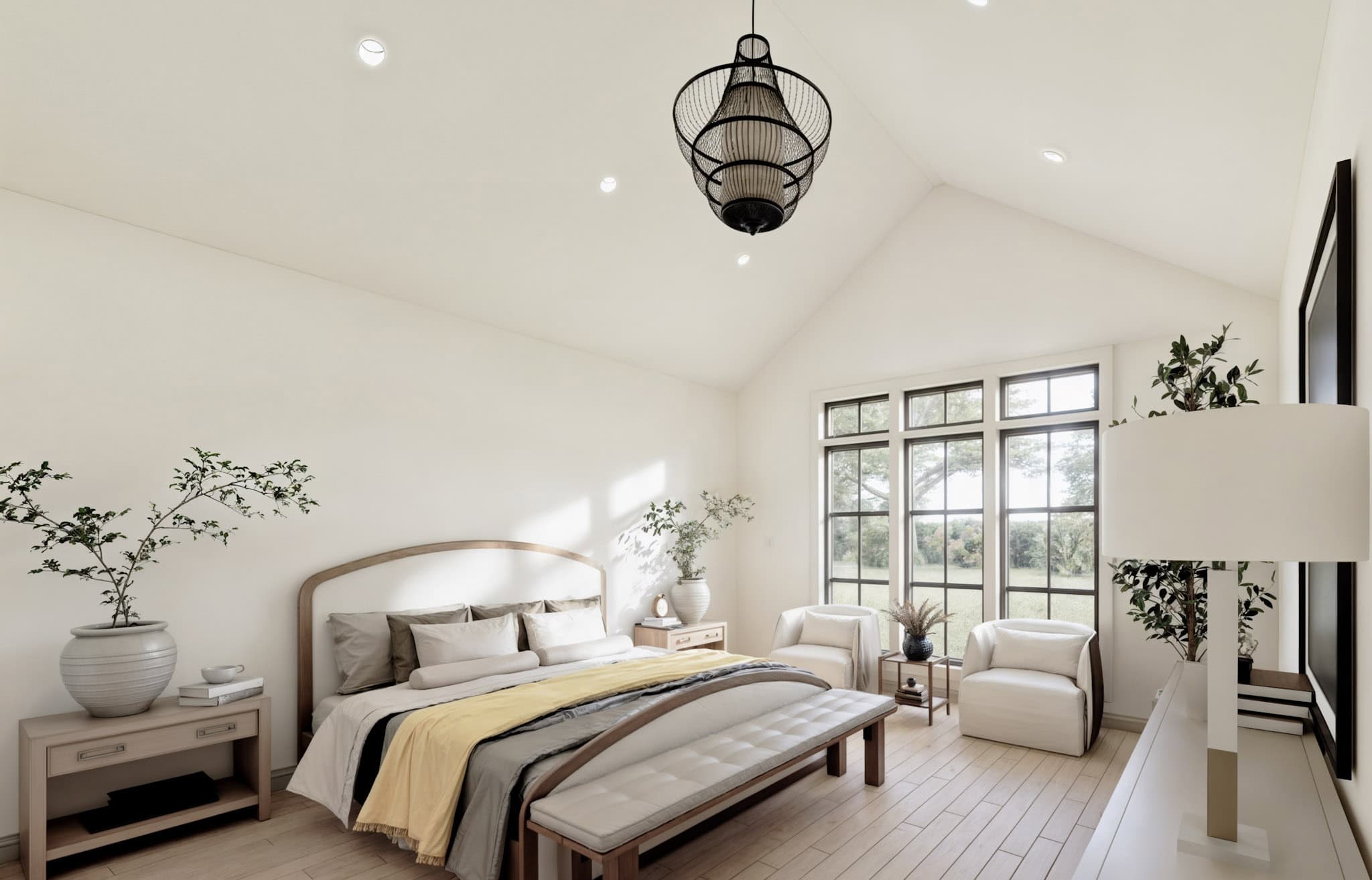 Master Bedroom of this 4-Bedroom,3877 Sq Ft Plan -206-1105