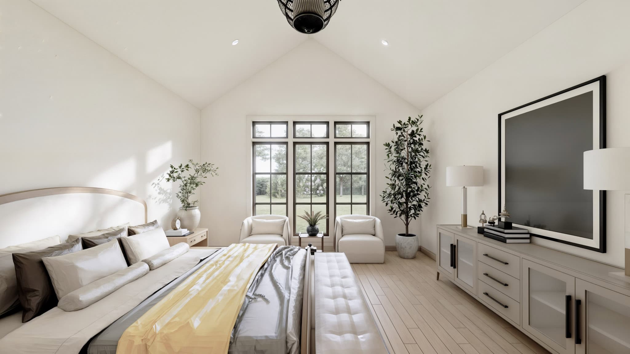 Master Bedroom of this 4-Bedroom,3877 Sq Ft Plan -206-1105