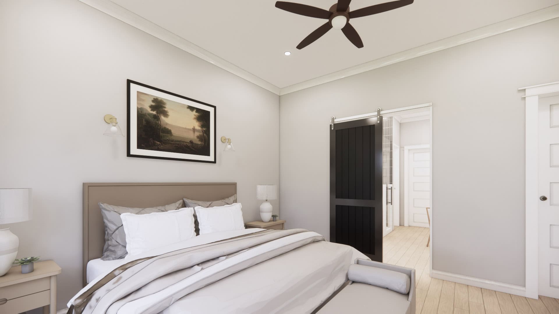 Master Bedroom of this 4-Bedroom,2768 Sq Ft Plan -206-1111