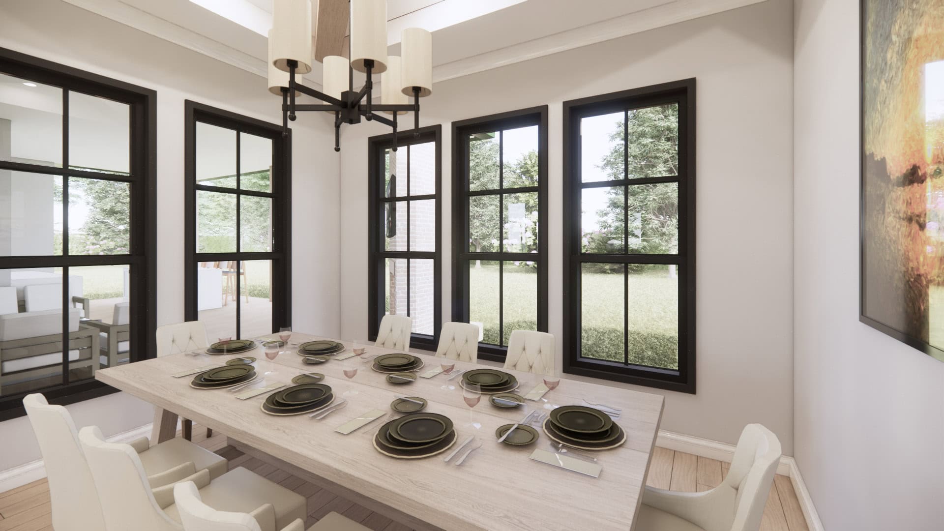 Dining Room of this 4-Bedroom,2768 Sq Ft Plan -206-1111