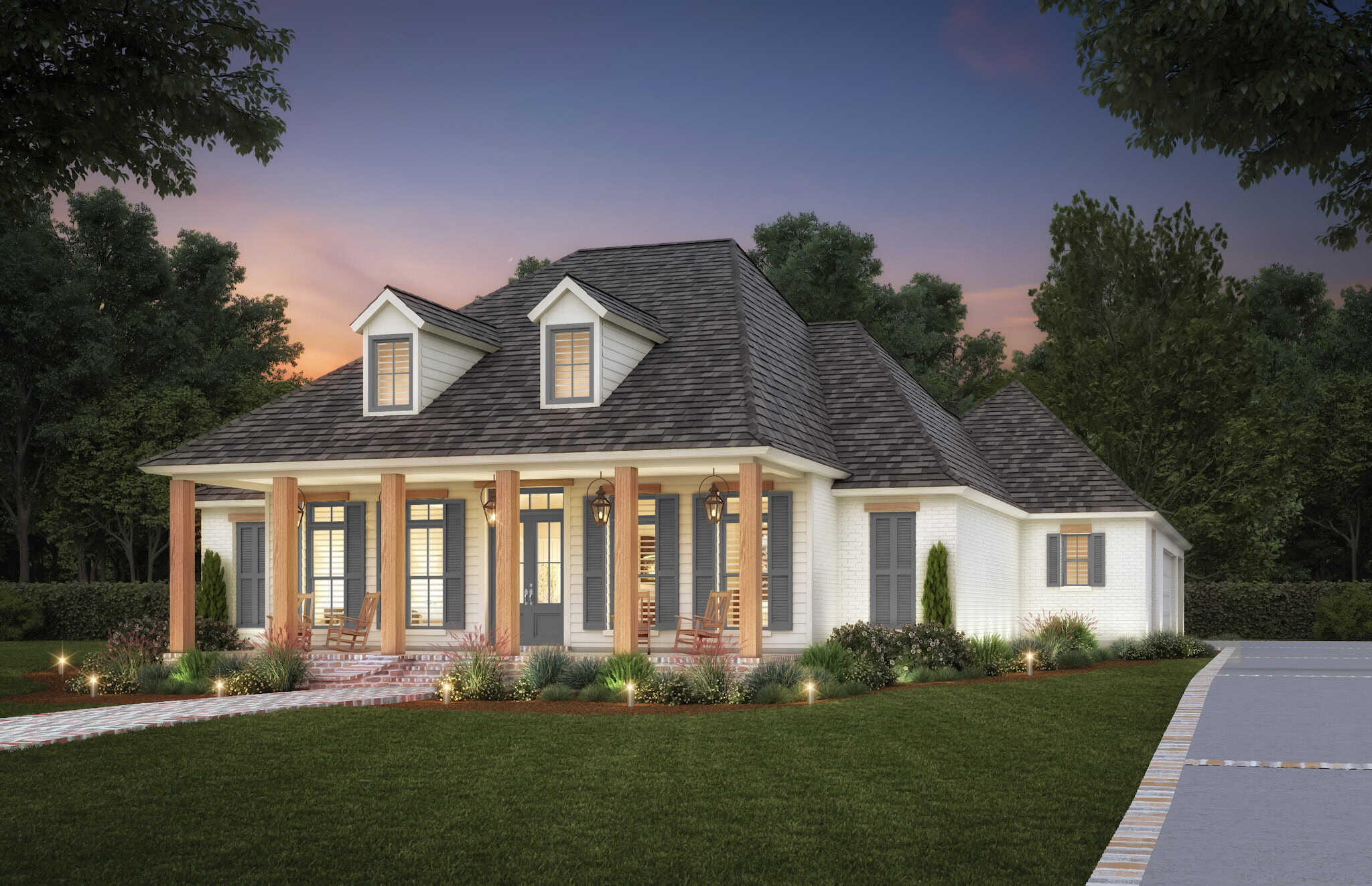 Right Side View of this 4-Bedroom,2674 Sq Ft Plan -206-1112