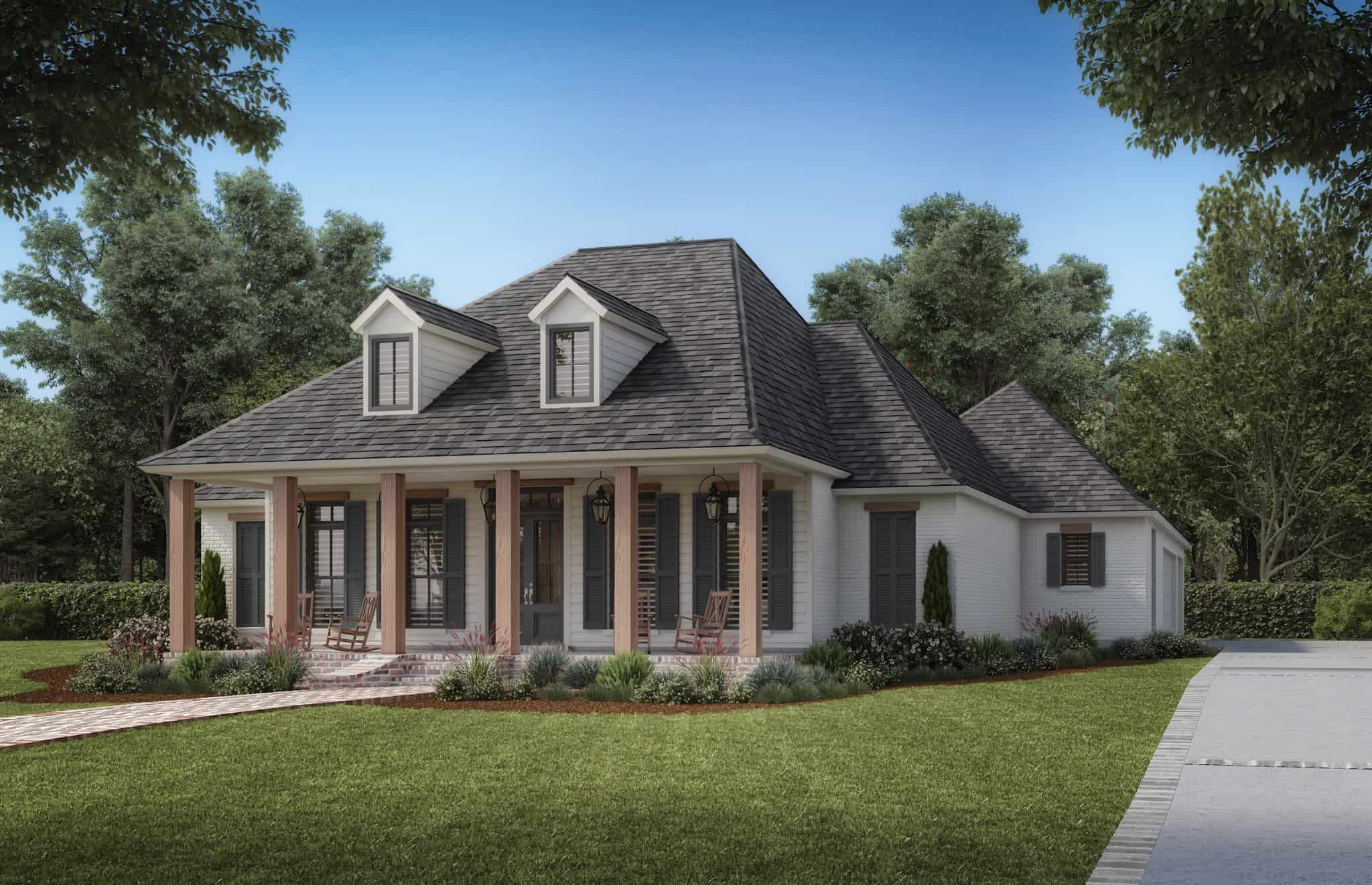 Right Side View of this 4-Bedroom,2674 Sq Ft Plan -206-1112