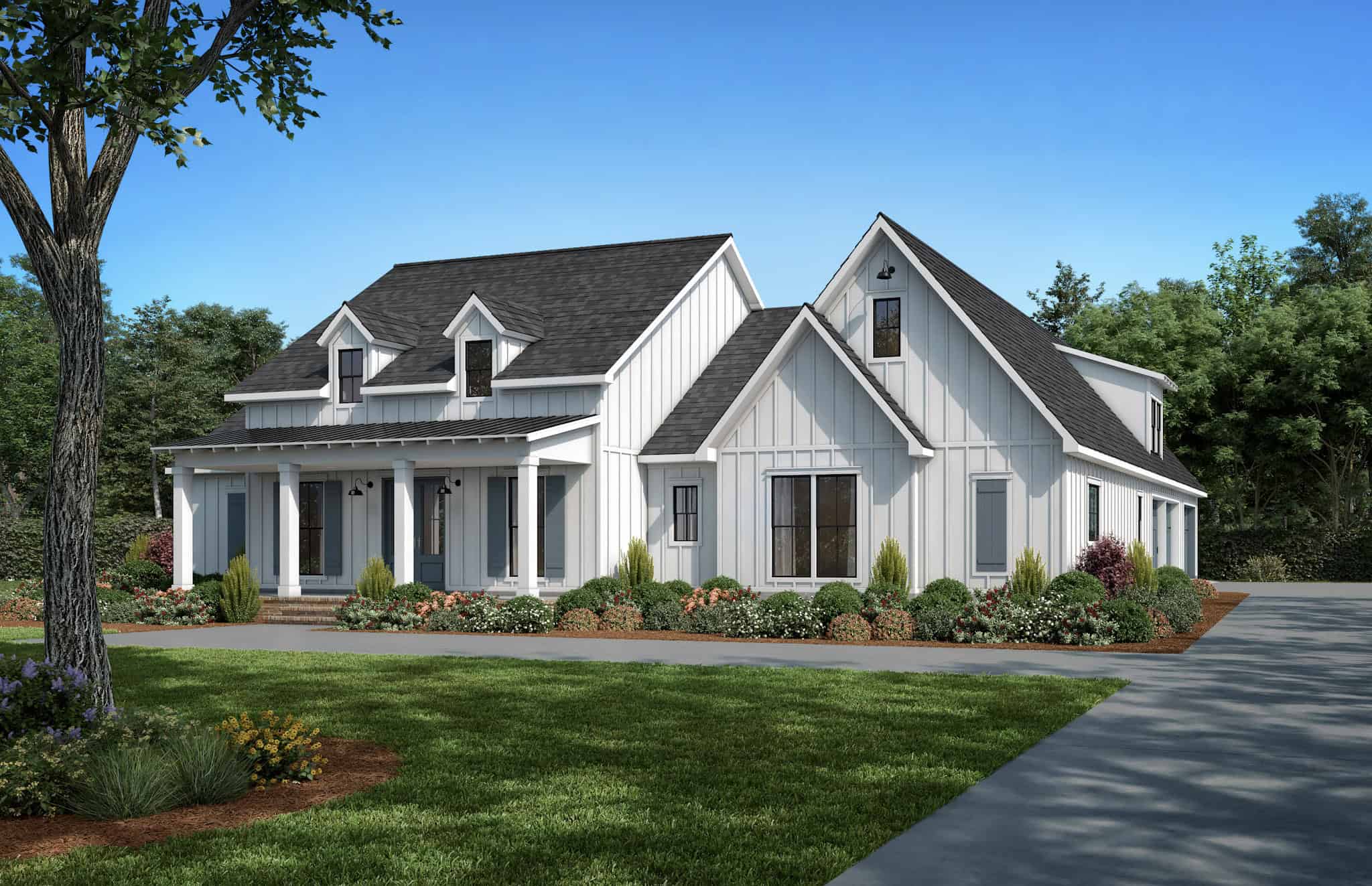 Right Side View of this 4-Bedroom,2546 Sq Ft Plan -206-1114