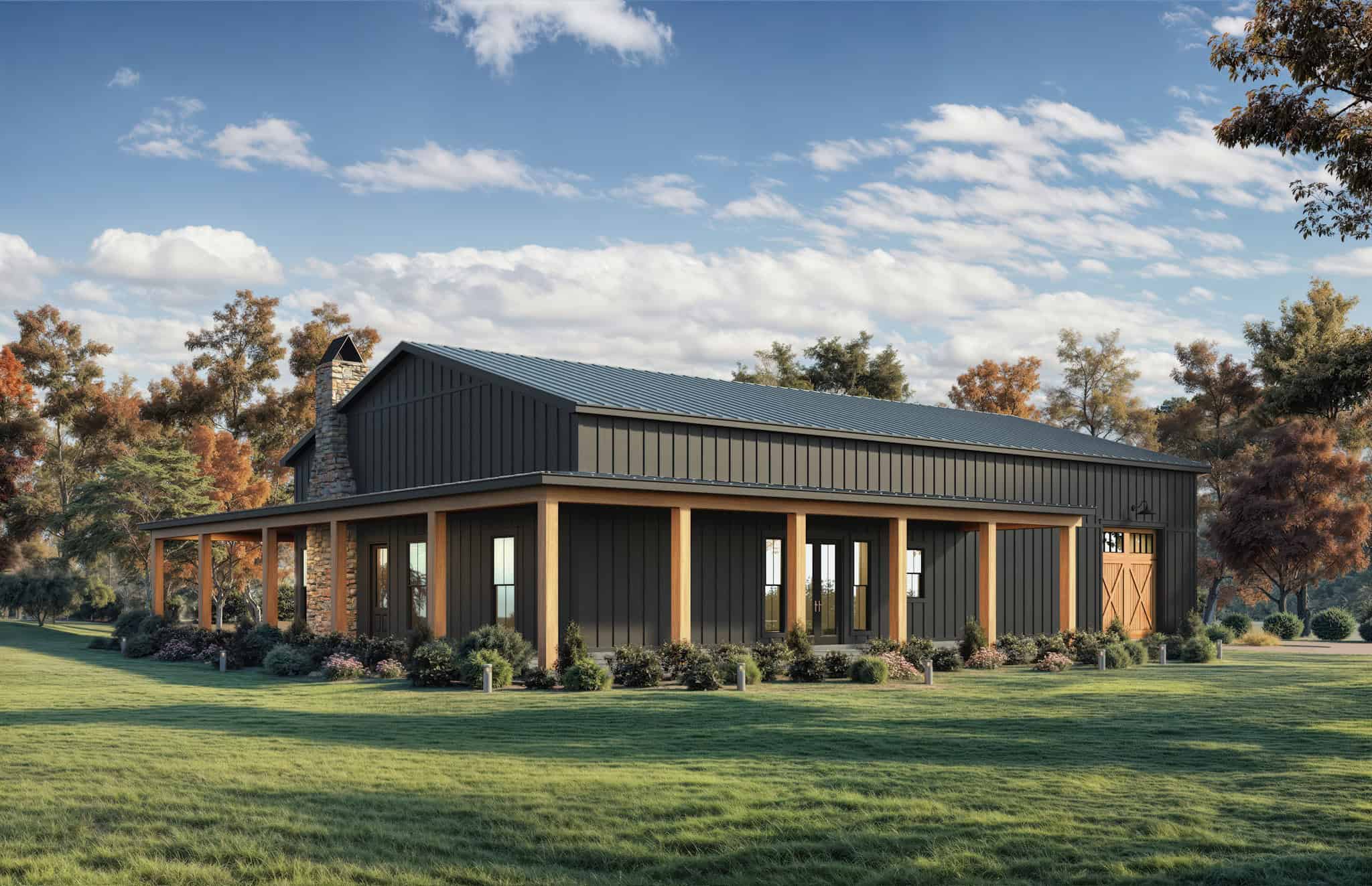 Rear View of this 3-Bedroom,1702 Sq Ft Plan -206-1115