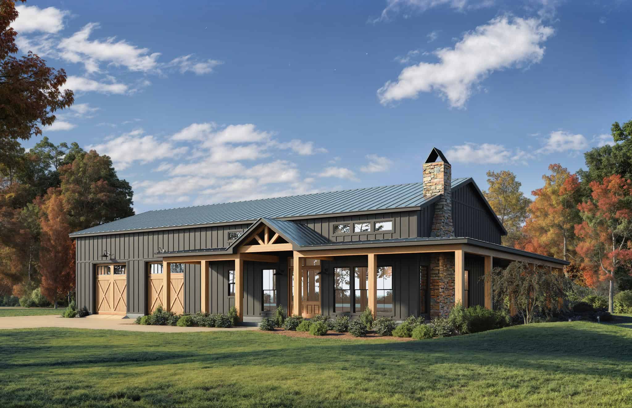 Right Side View of this 3-Bedroom,1702 Sq Ft Plan -206-1115