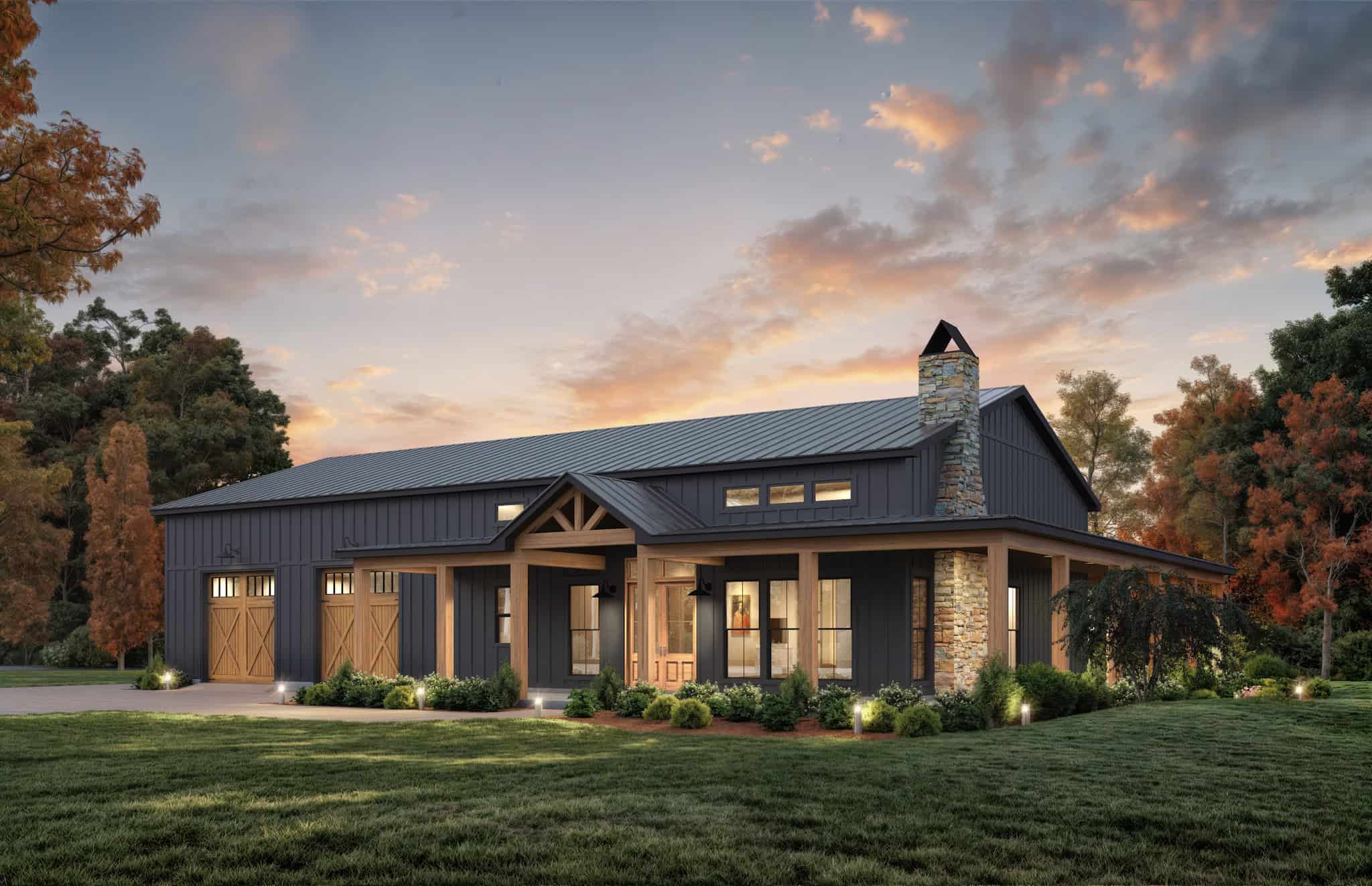 Right Side View of this 3-Bedroom,1702 Sq Ft Plan -206-1115