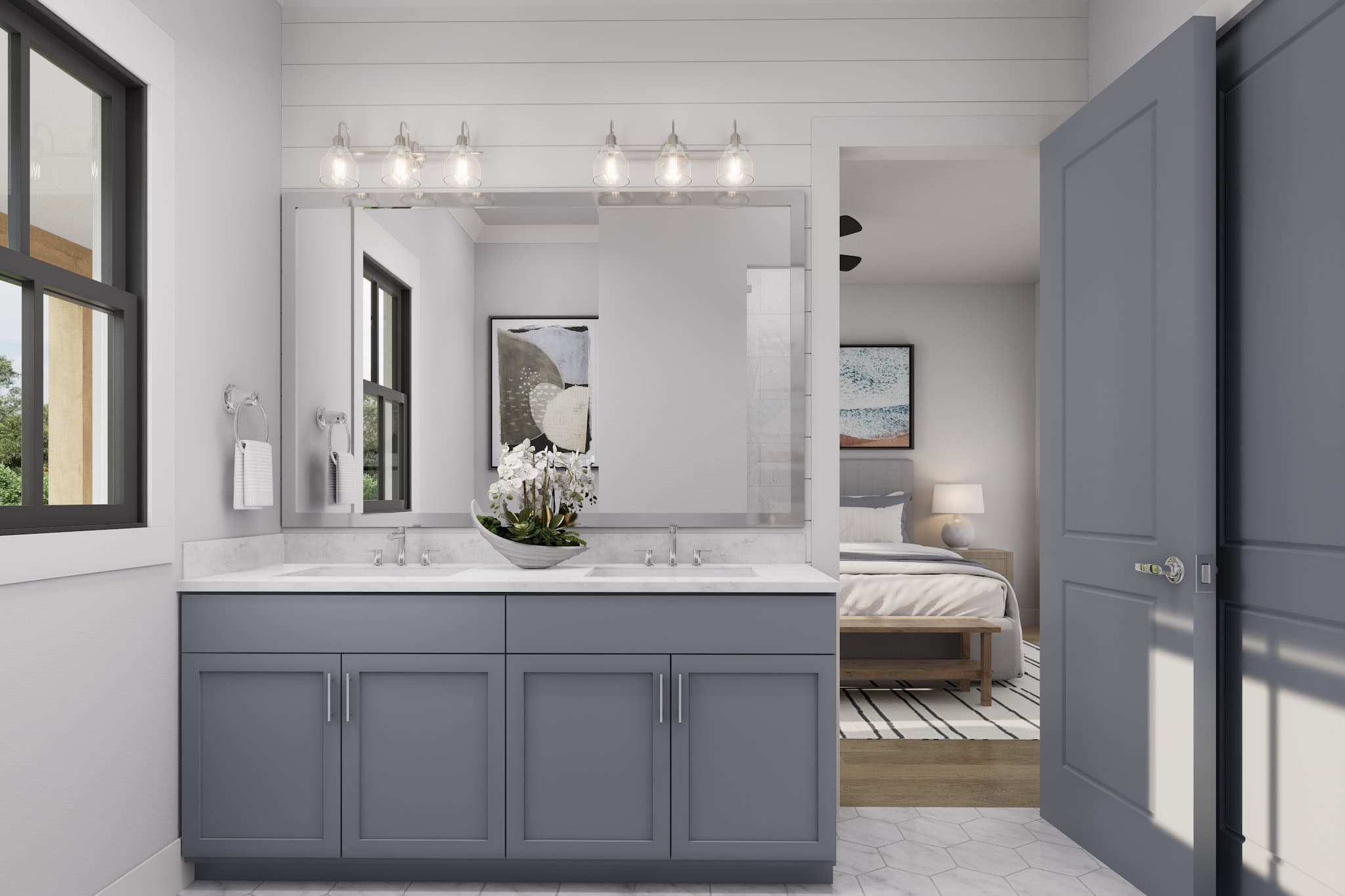 Master Bathroom: Sink/Vanity of this 3-Bedroom,1702 Sq Ft Plan -206-1115