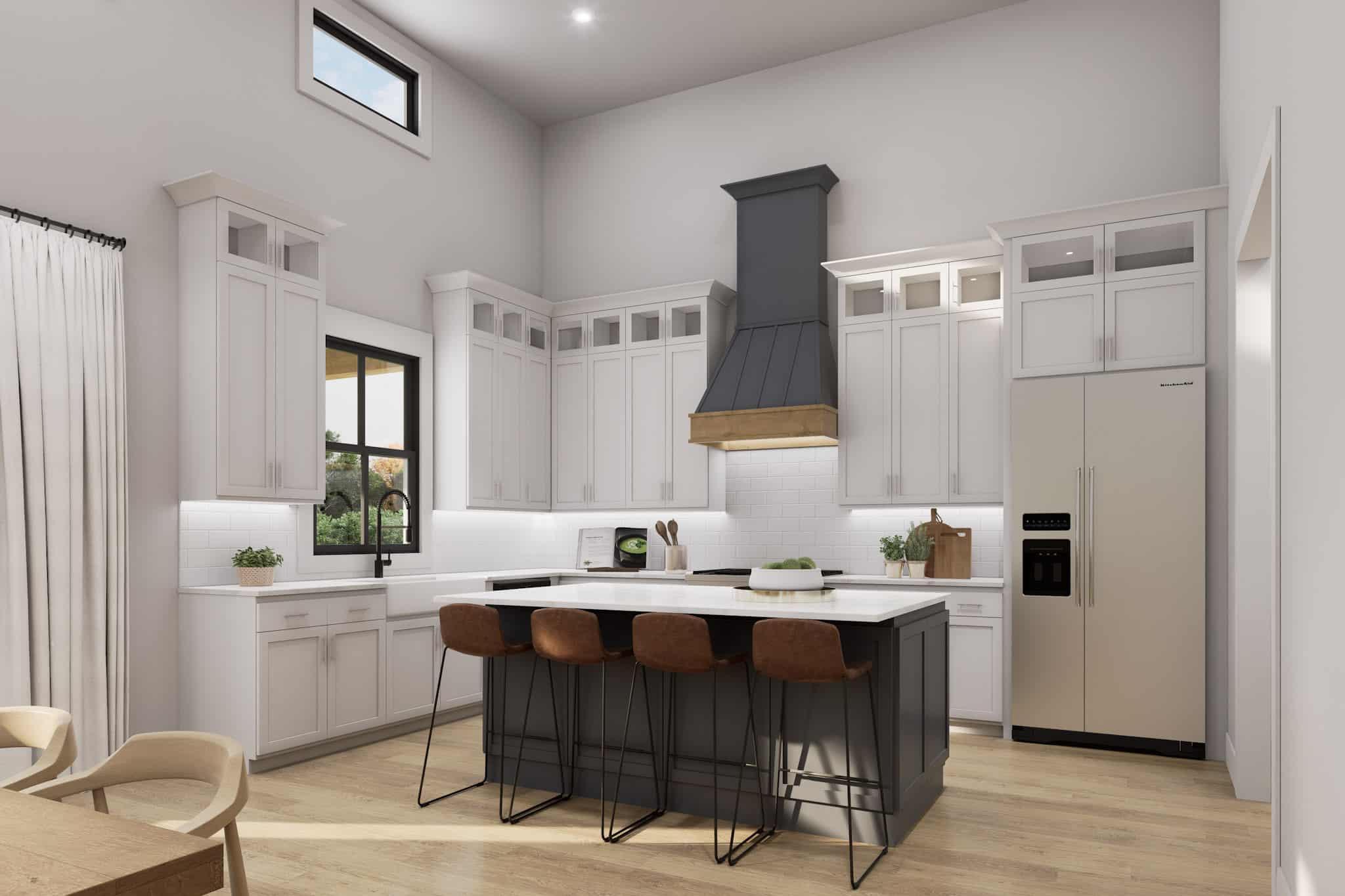 Kitchen: Kitchen Island of this 3-Bedroom,1702 Sq Ft Plan -206-1115