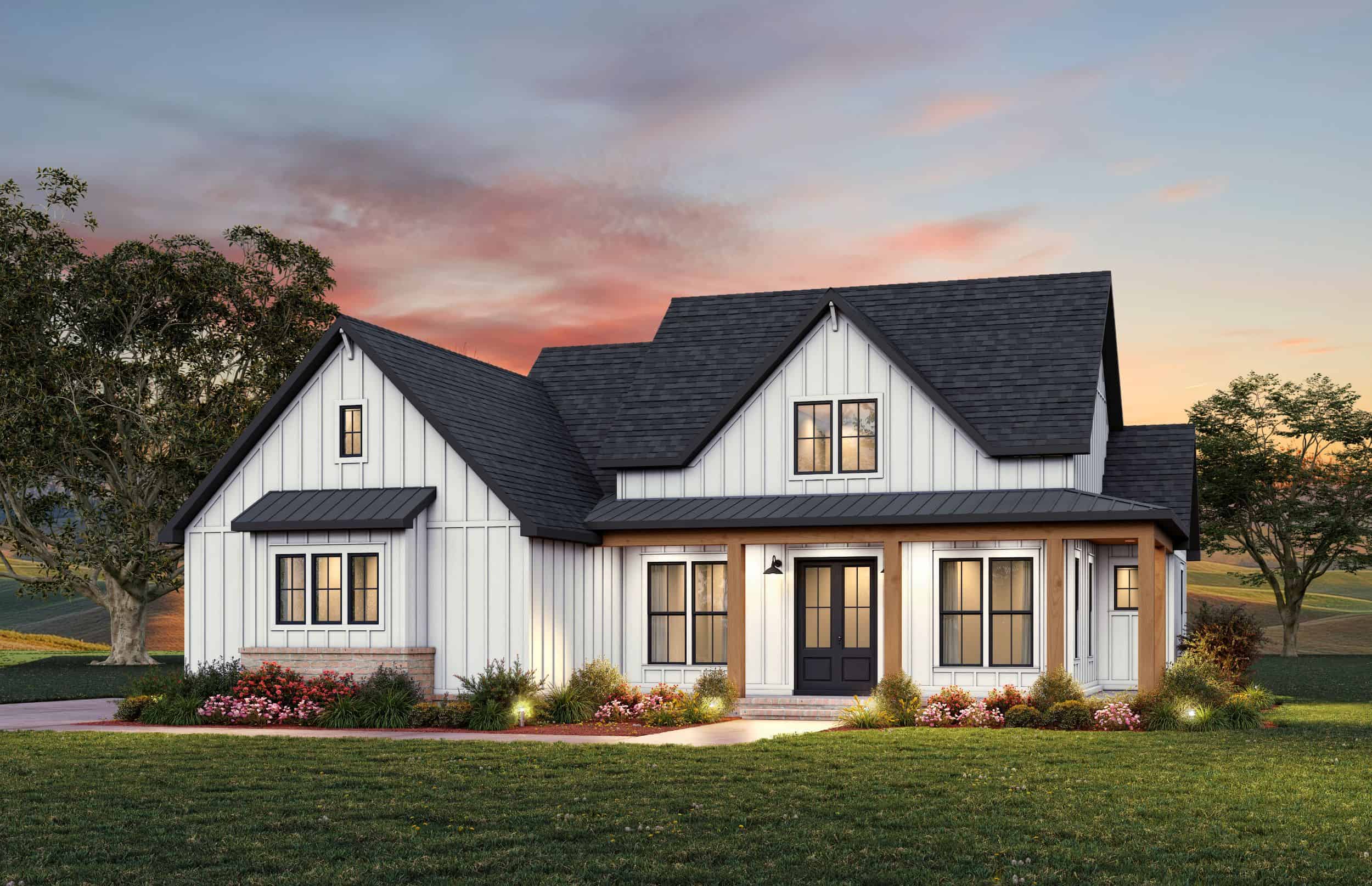 Front View of this 3-Bedroom,1482 Sq Ft Plan -206-1116