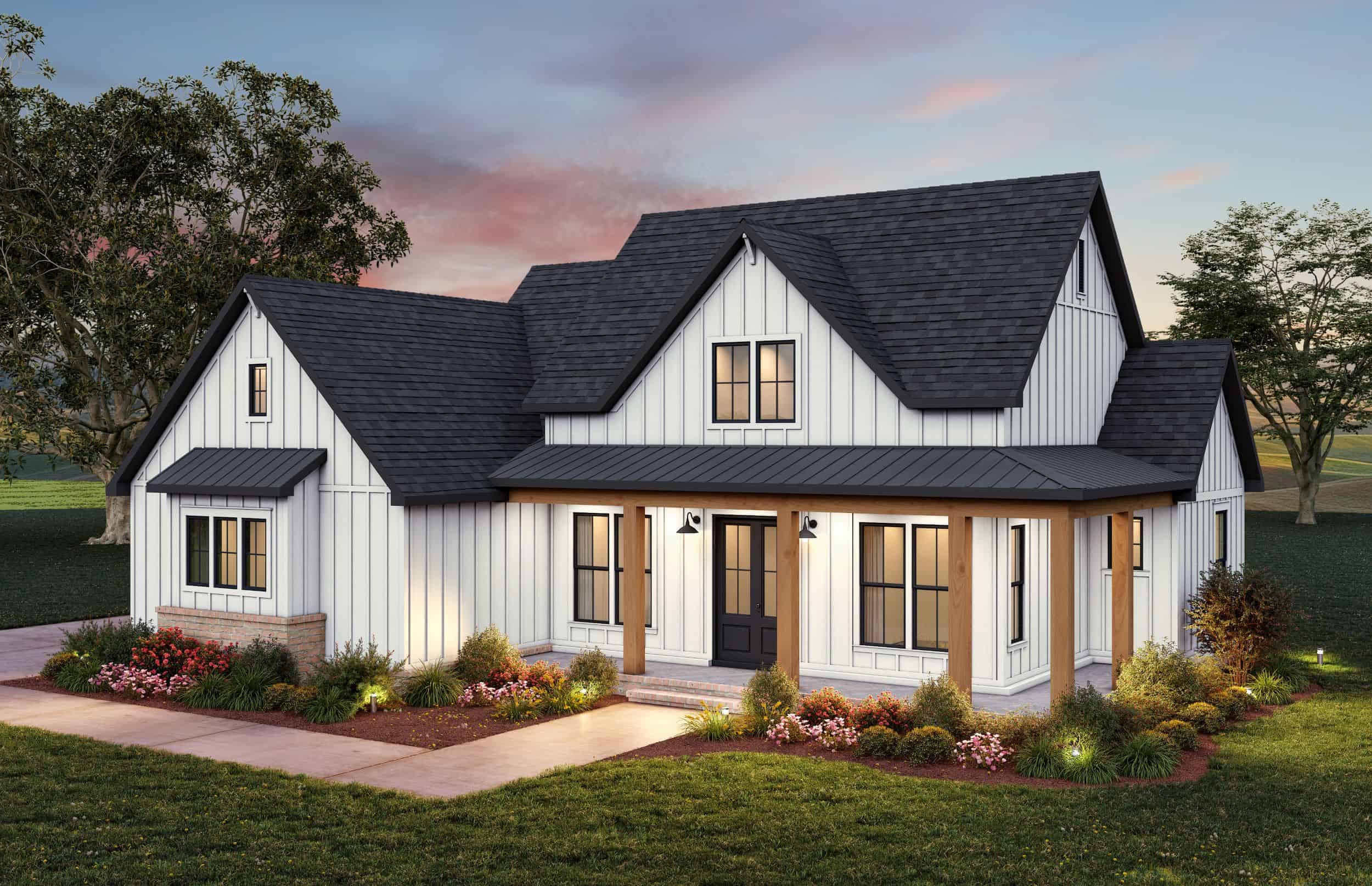 Home Exterior Photograph of this 3-Bedroom,1482 Sq Ft Plan -206-1116