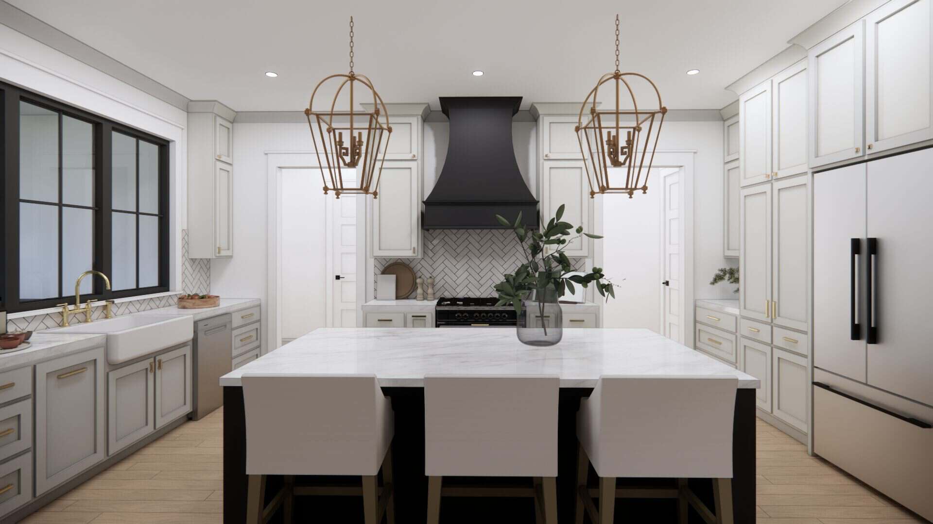 Kitchen: Kitchen Island of this 4-Bedroom,3093 Sq Ft Plan -206-1117