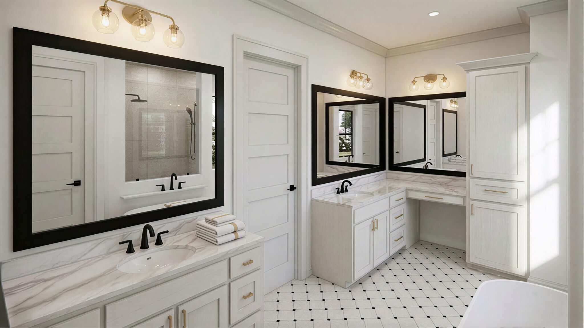 Master Bathroom: Sink/Vanity of this 4-Bedroom,3093 Sq Ft Plan -206-1117