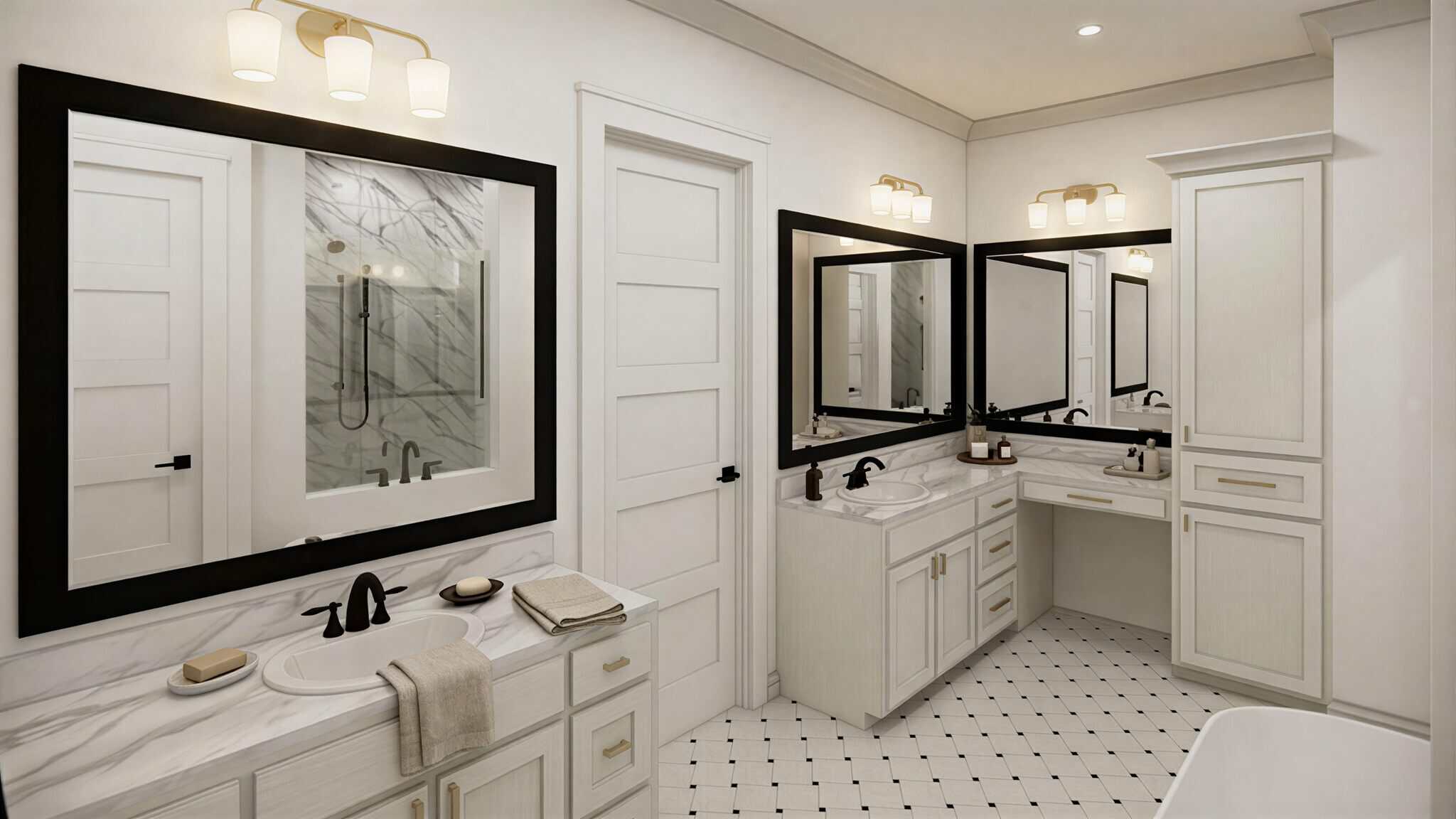 Master Bathroom: Sink/Vanity of this 4-Bedroom,3093 Sq Ft Plan -206-1117