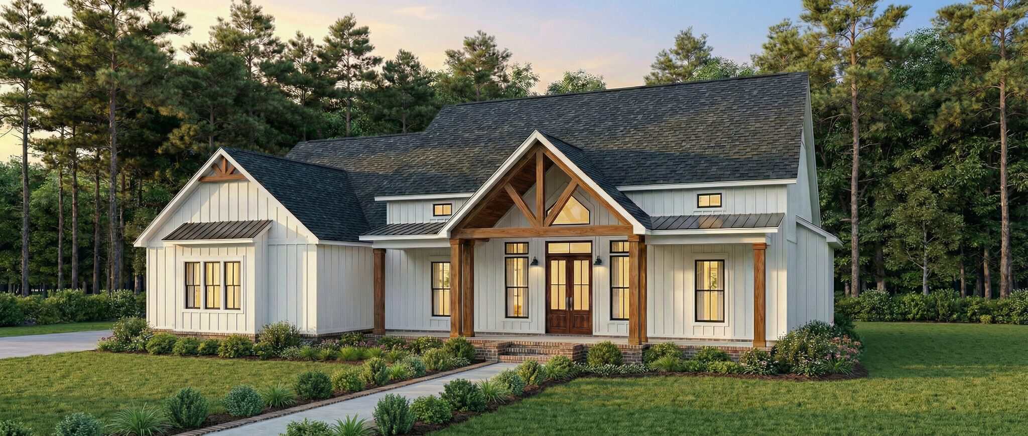 Right Side View of this 4-Bedroom,2185 Sq Ft Plan -206-1121