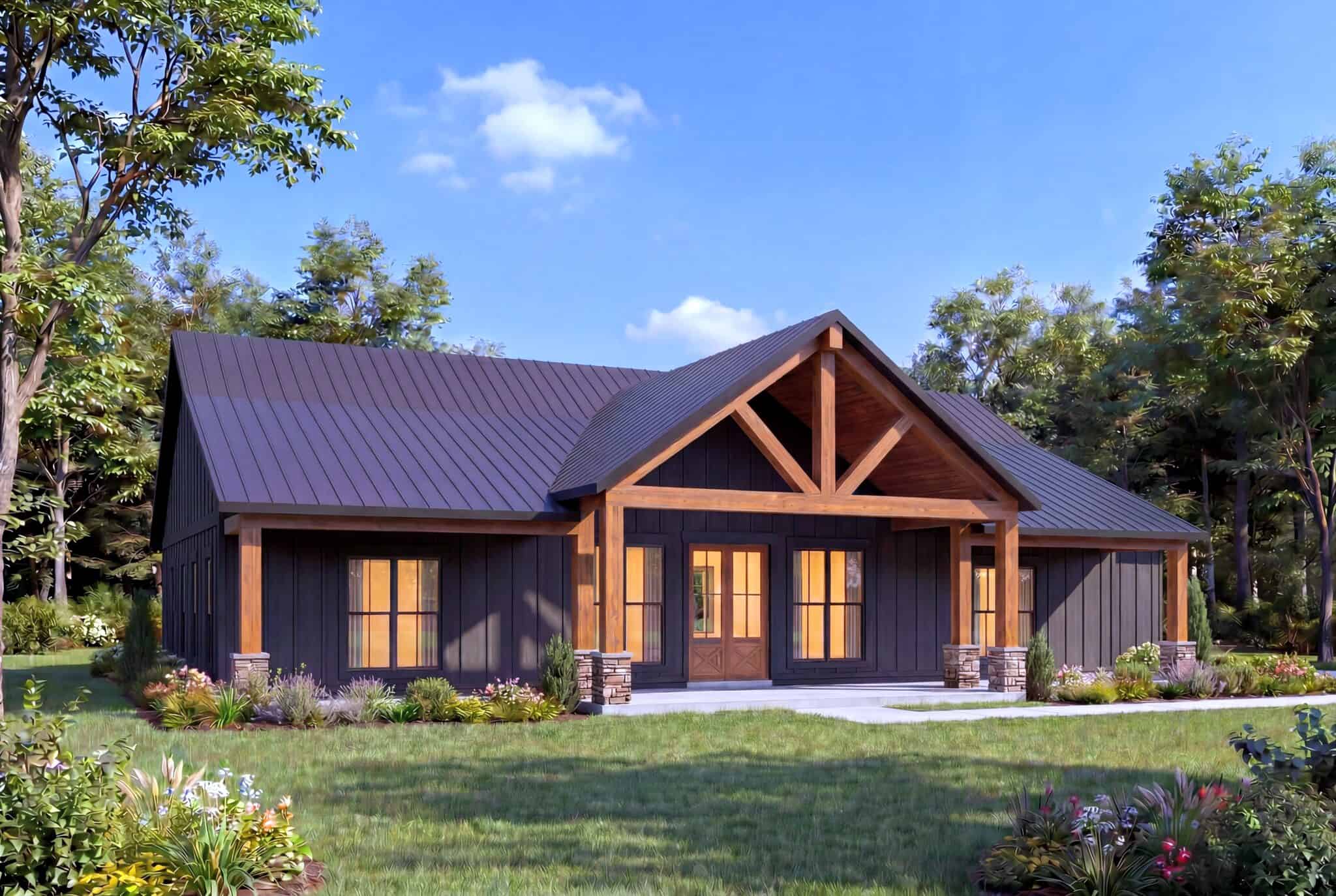 Left Side View of this 4-Bedroom,2249 Sq Ft Plan -206-1122