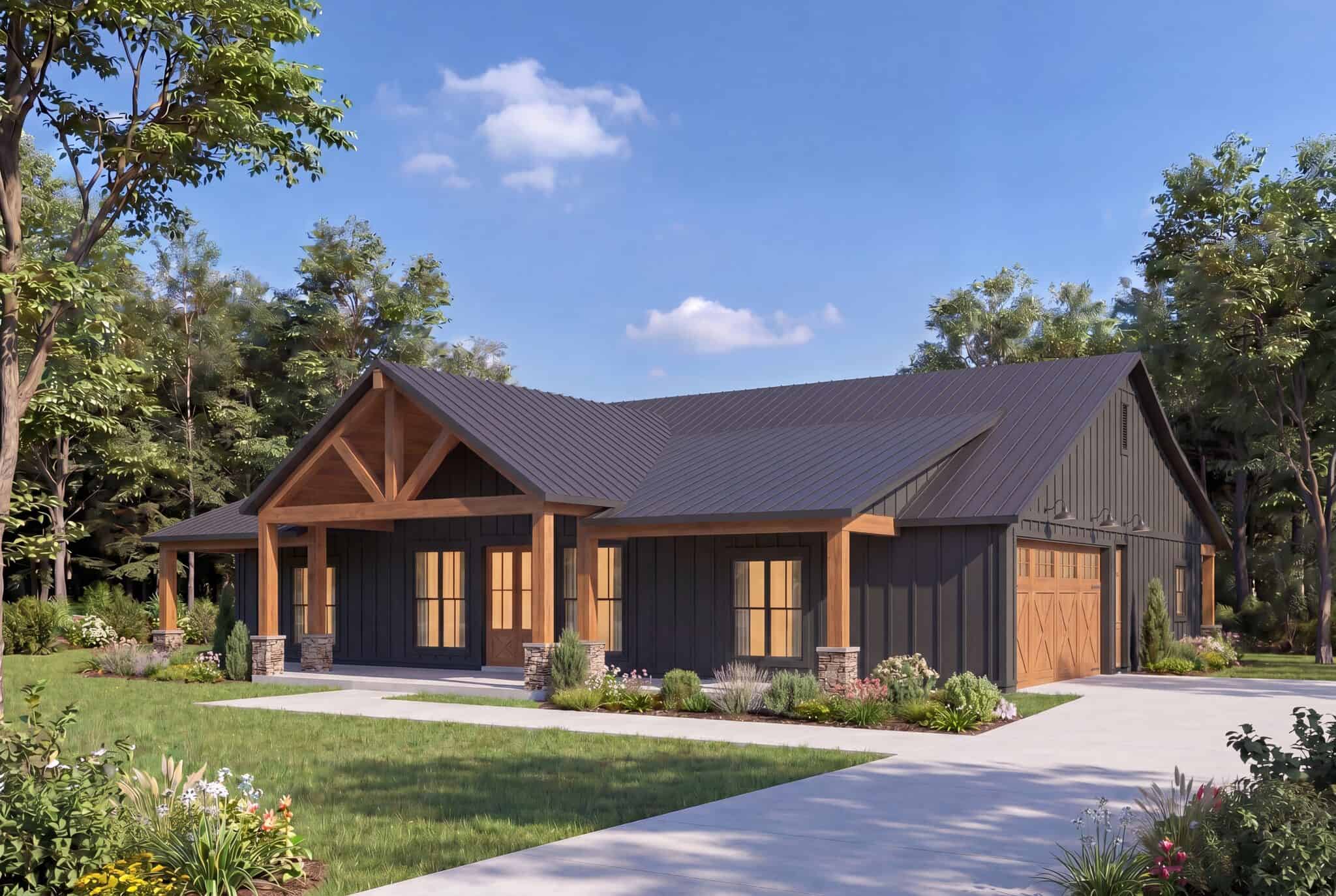 Right Side View of this 4-Bedroom,2249 Sq Ft Plan -206-1122