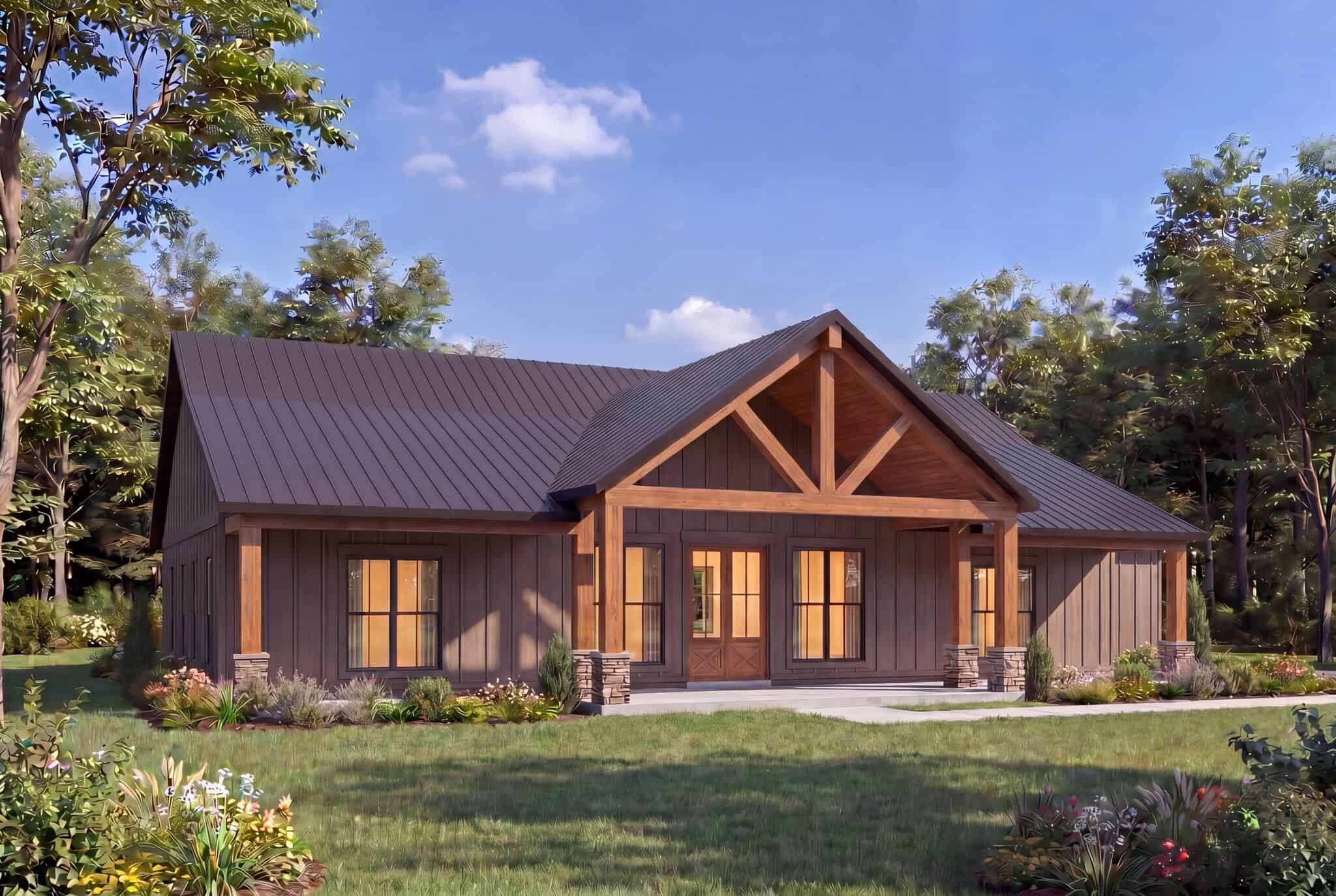 Left Side View of this 4-Bedroom,2249 Sq Ft Plan -206-1122