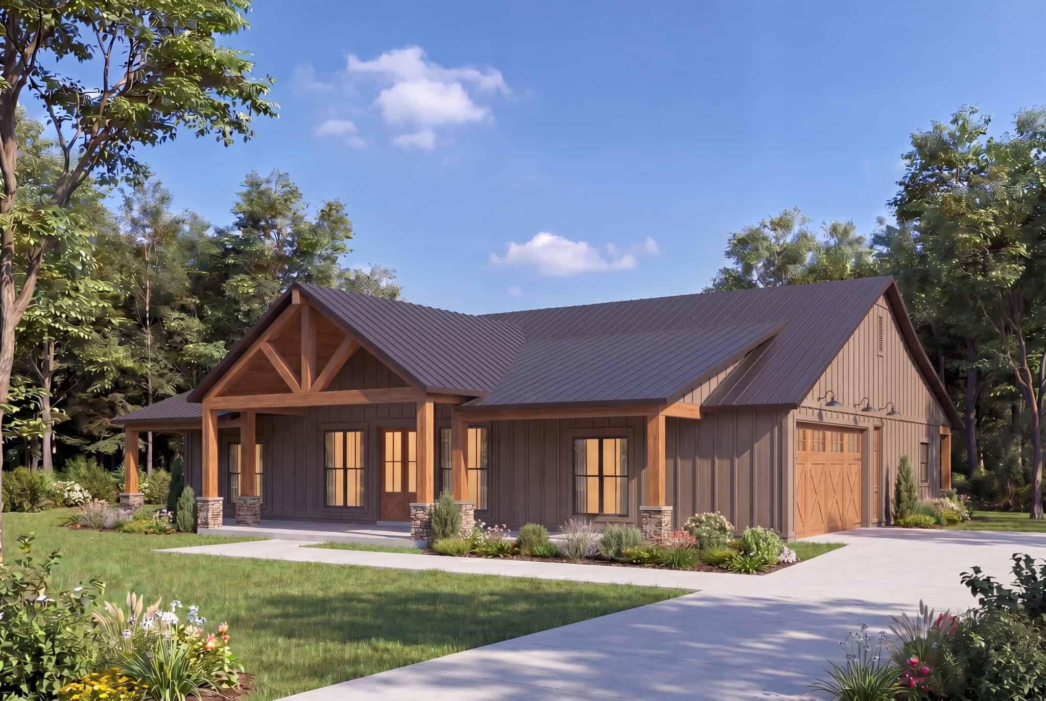 Right Side View of this 4-Bedroom,2249 Sq Ft Plan -206-1122