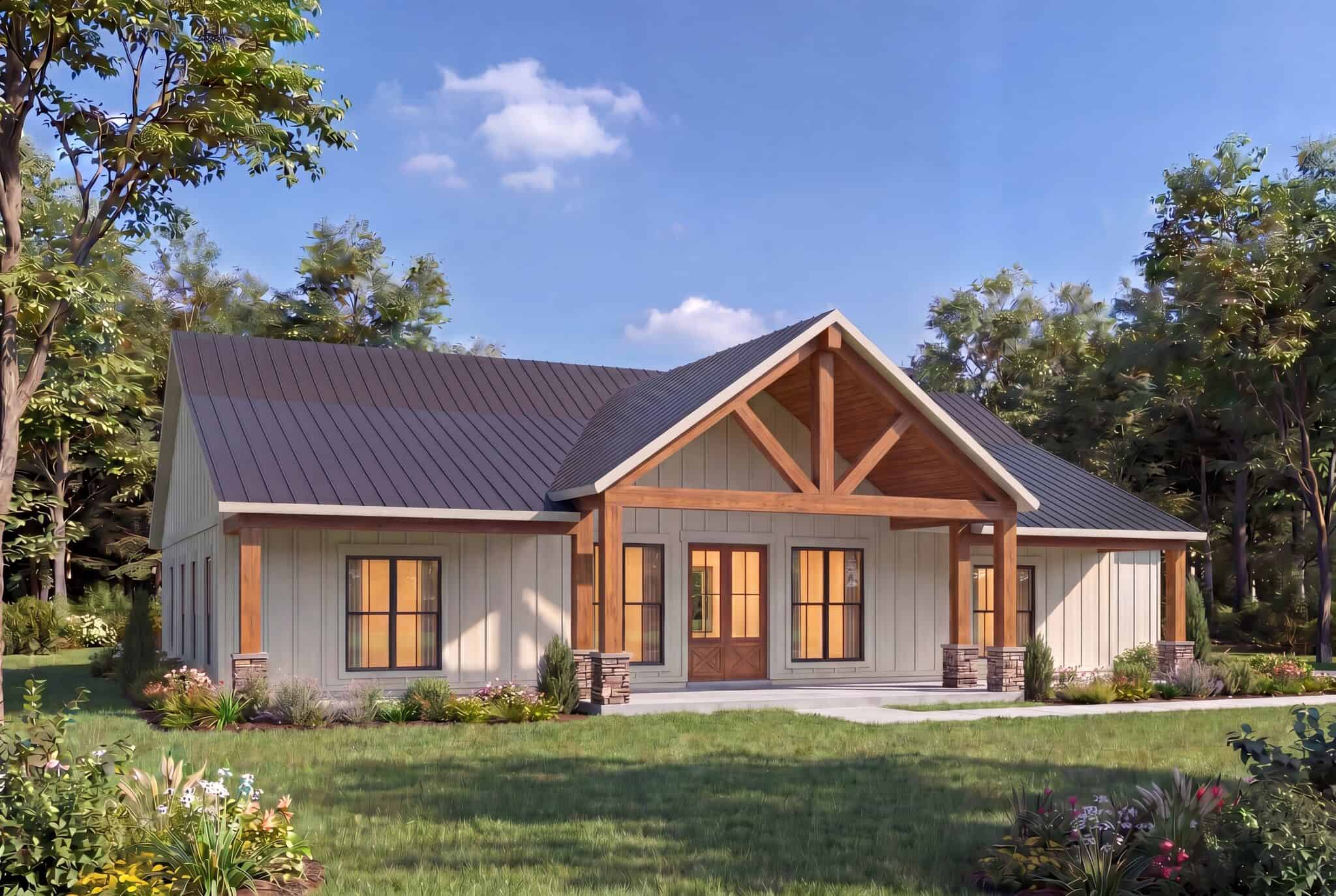 Left Side View of this 4-Bedroom,2249 Sq Ft Plan -206-1122