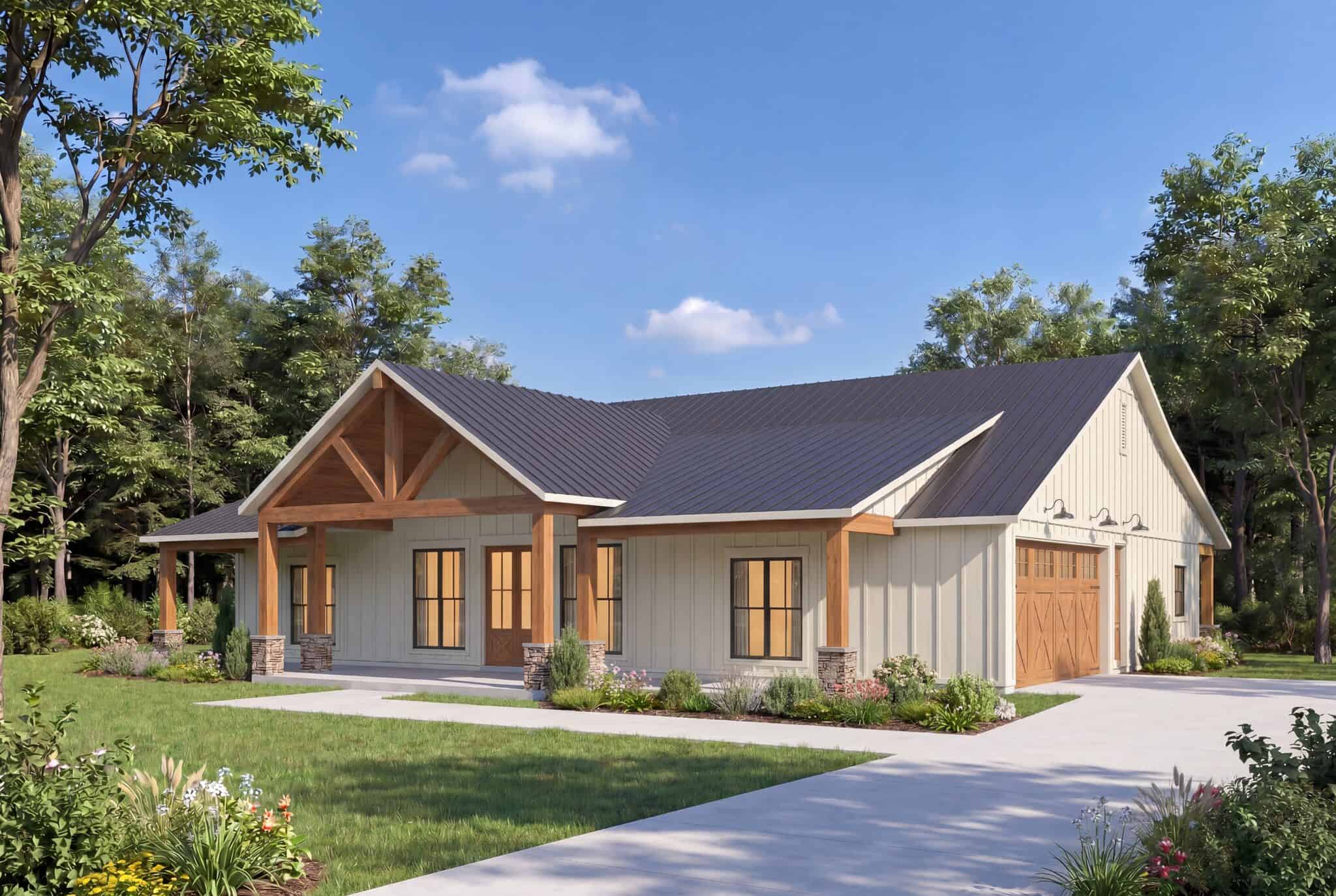Right Side View of this 4-Bedroom,2249 Sq Ft Plan -206-1122