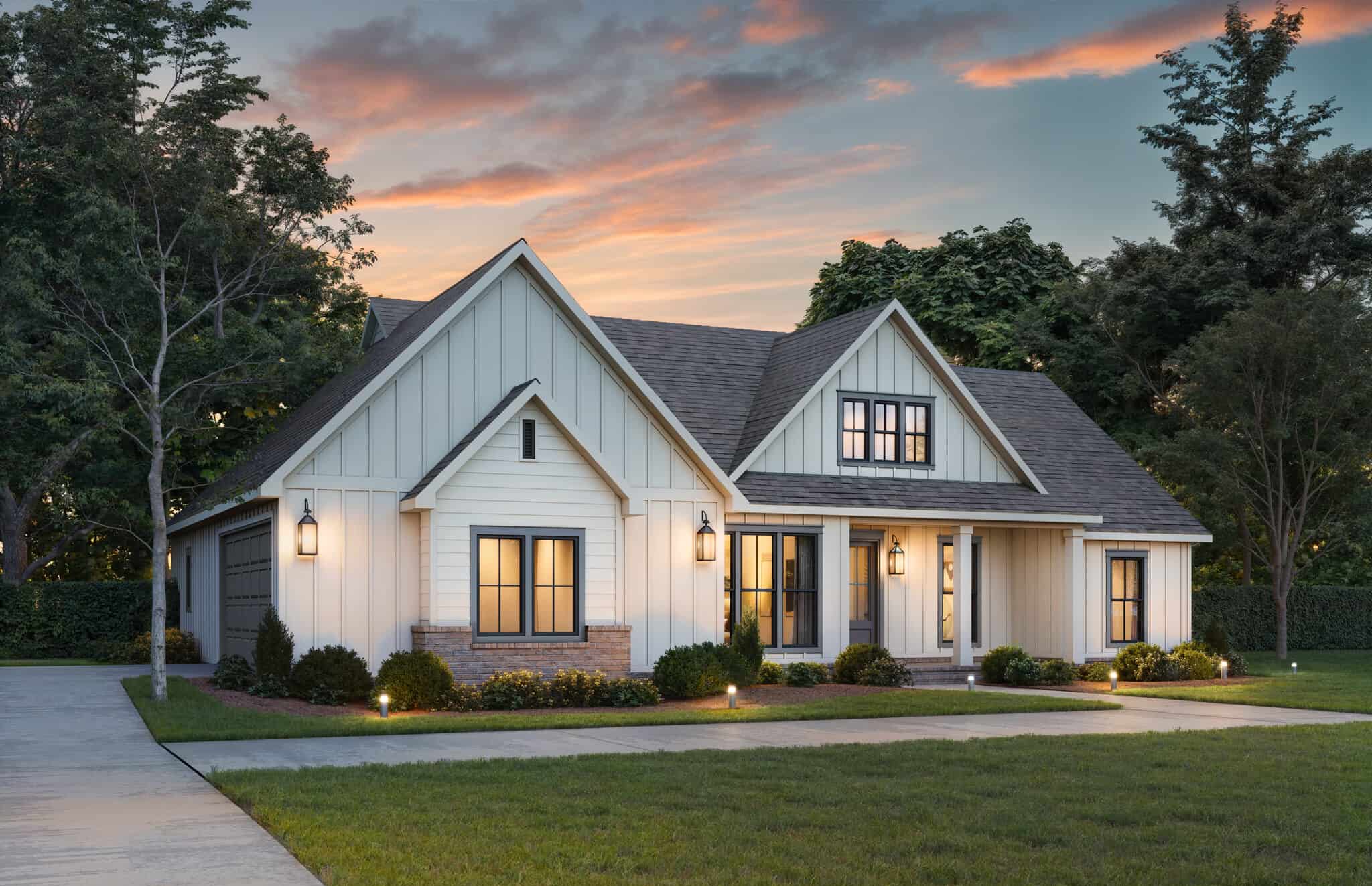 Left Side View of this 3-Bedroom,1604 Sq Ft Plan -206-1126