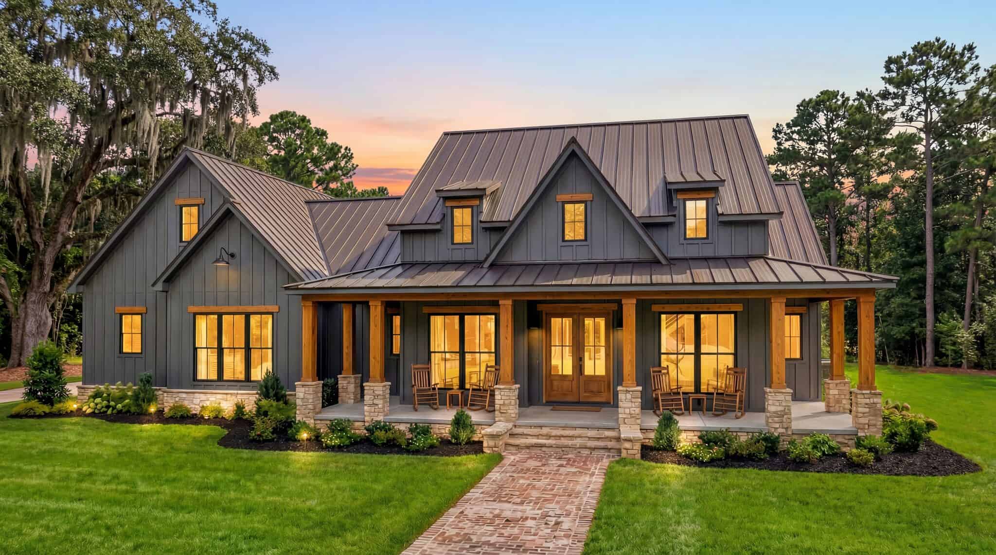 Front View of this 4-Bedroom,3121 Sq Ft Plan -206-1127