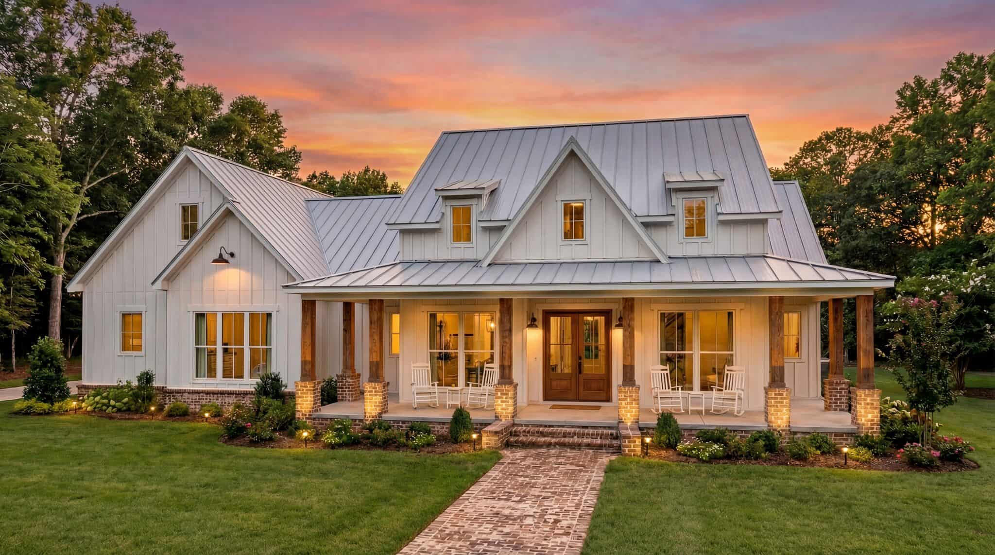 Front View of this 4-Bedroom,3121 Sq Ft Plan -206-1127