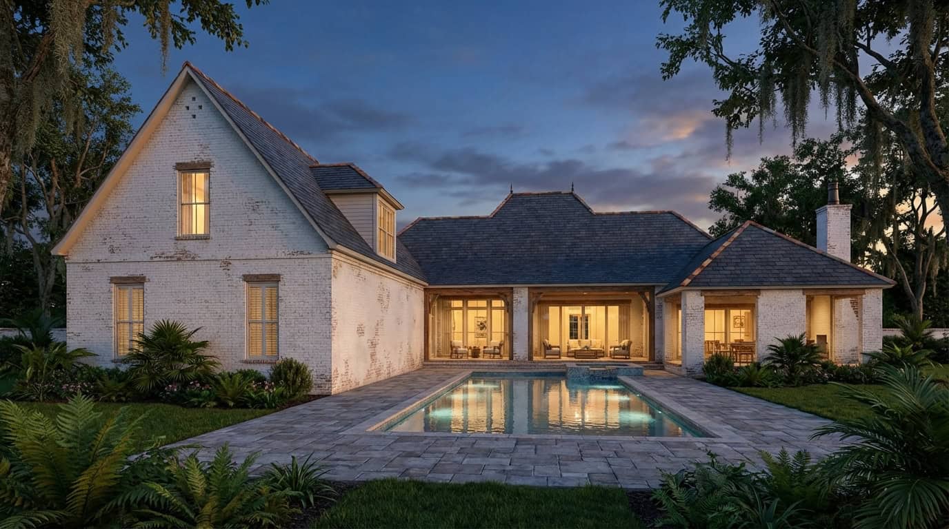 Pool of this 4-Bedroom,3585 Sq Ft Plan -206-1130