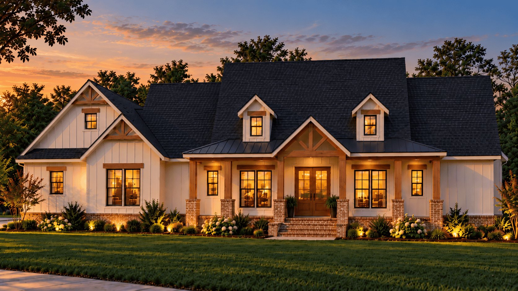 Front View of this 4-Bedroom,2284 Sq Ft Plan -206-1131