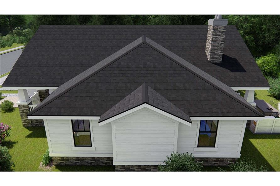 Right View of this 3-Bedroom,2017 Sq Ft Plan -207-1002