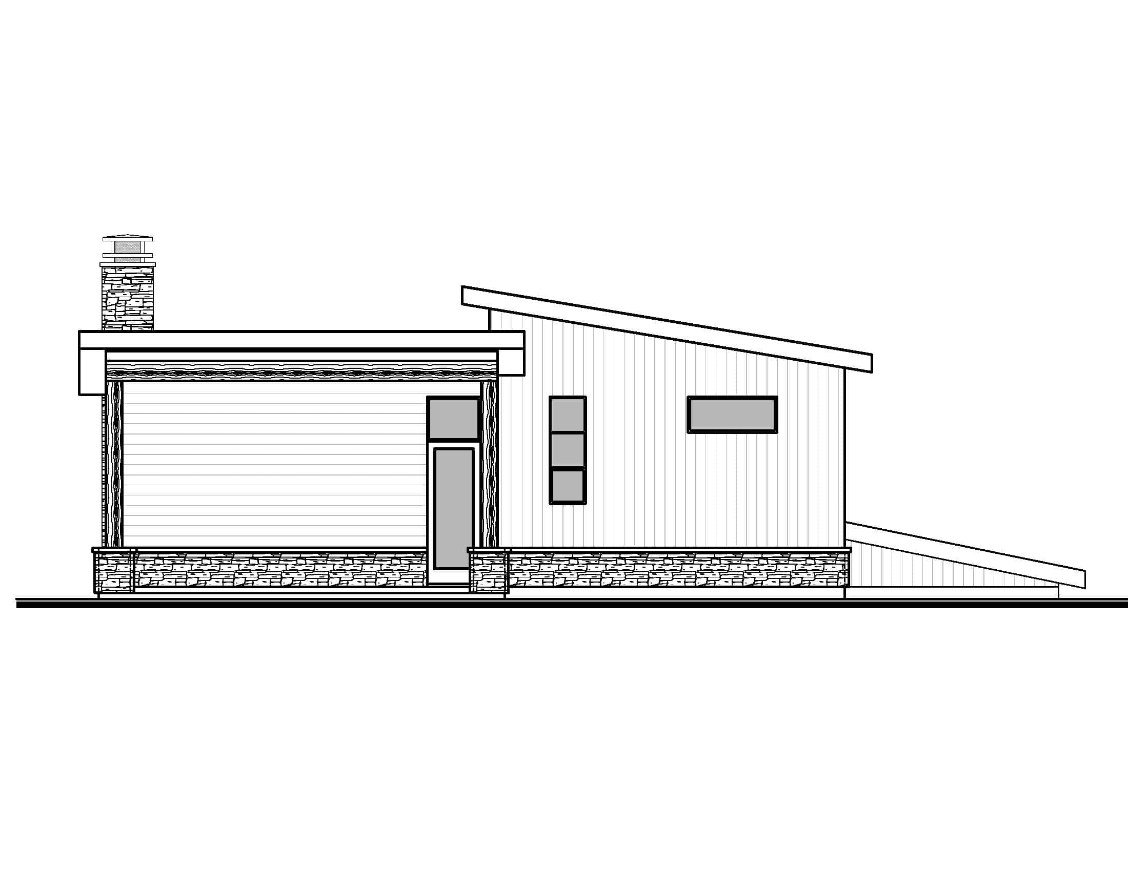 Home Plan Rear Elevation of this 4-Bedroom,3081 Sq Ft Plan -208-1047