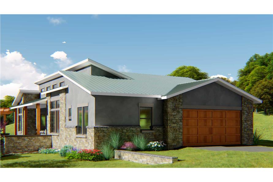 Left Side View of this 3-Bedroom, 2129 Sq Ft Plan - 209-1000