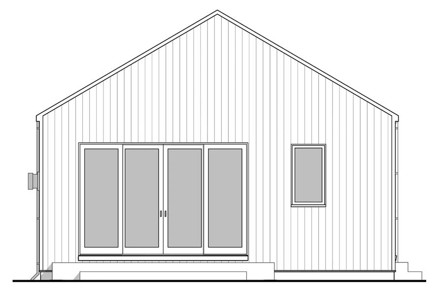 211-1002: Home Plan Front Elevation
