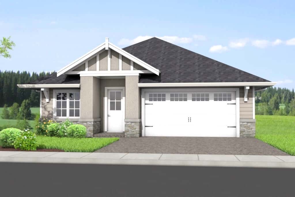 Front View of this 4-Bedroom, 2306 Sq Ft Plan - 211-1006