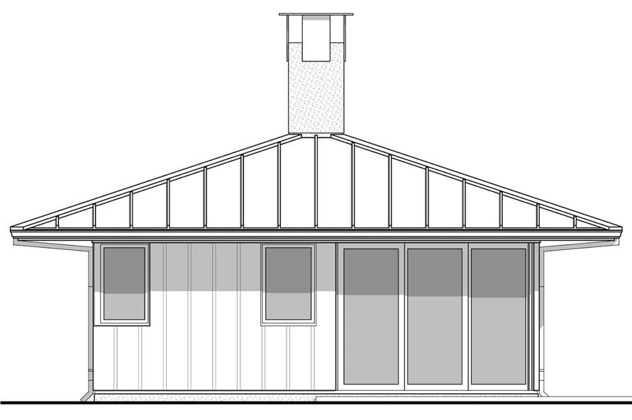 211-1010: Home Plan Front Elevation