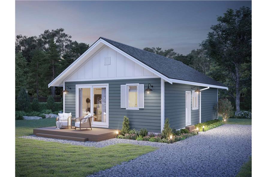 Small House Plans House Plan - 3 Bedrms, 1 Baths - 900 Sq Ft - #211-1015