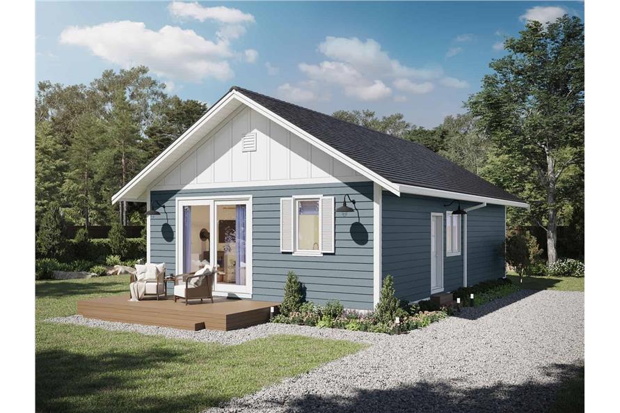 Small House Plans House Plan - 3 Bedrms, 1 Baths - 900 Sq Ft - #211-1015