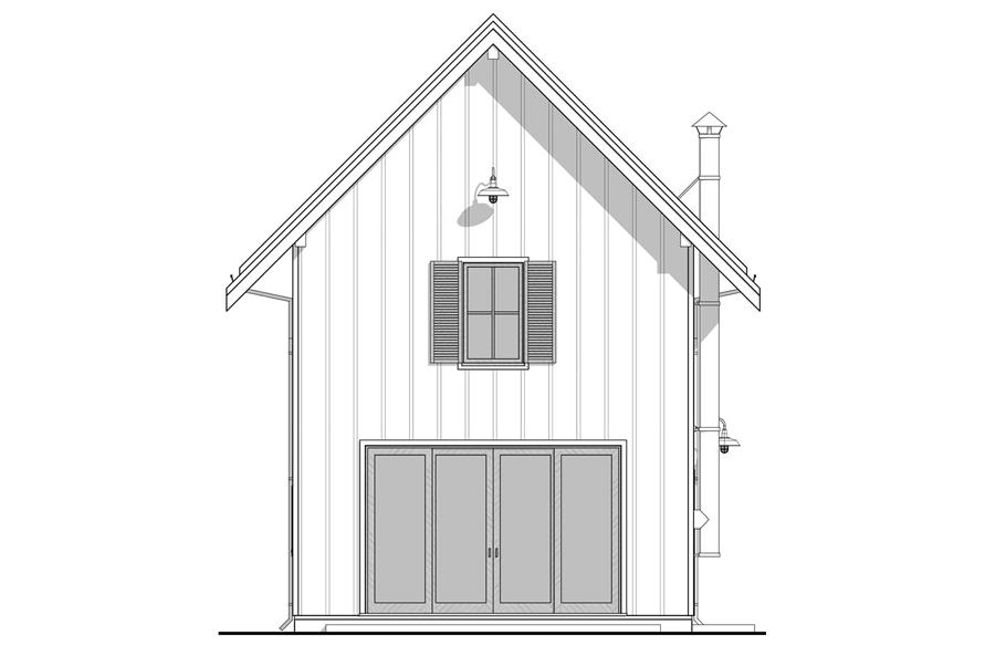 211-1026: Home Plan Front Elevation