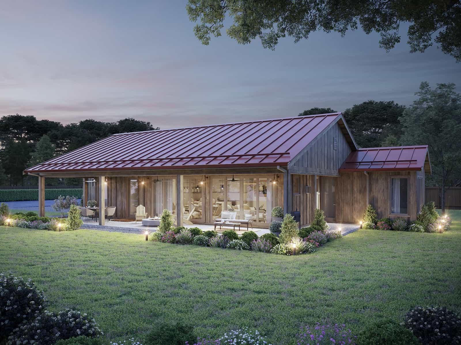 Home at Night of this 2-Bedroom,1339 Sq Ft Plan -211-1039