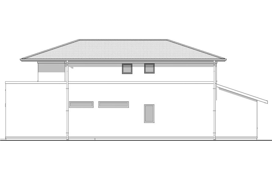 211-1059: Home Plan Right Elevation