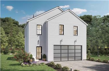 2-Bedroom, 795 Sq Ft Garage w/Apartments Home Plan - #211-1087