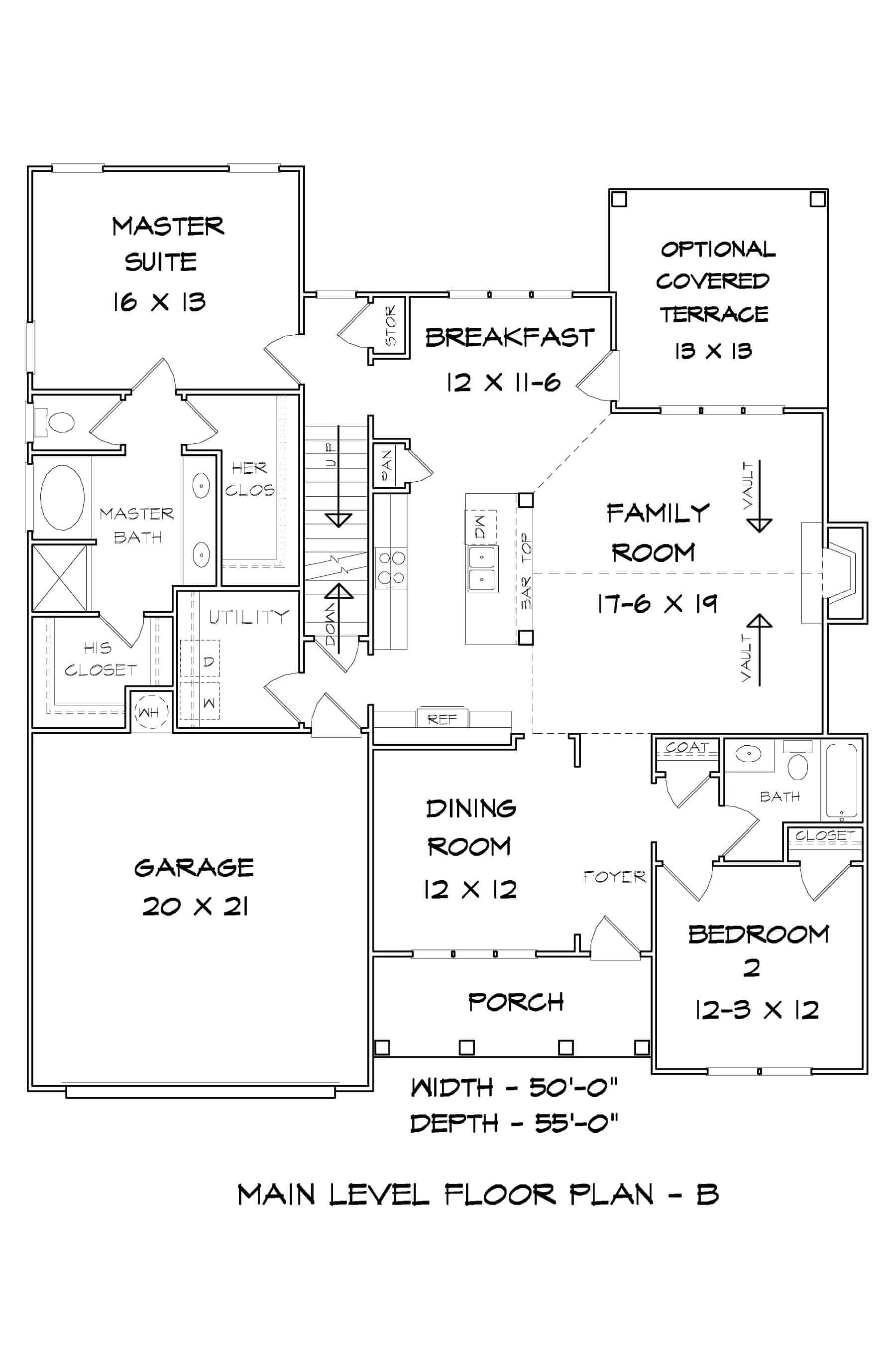 Craftsman Home Plan - 4 Bedrms, 3 Baths - 2291 Sq Ft - #213-1017