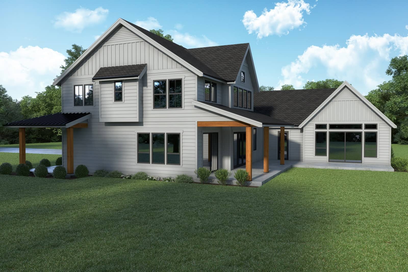 Right View of this 4-Bedroom,3082 Sq Ft Plan -214-1003