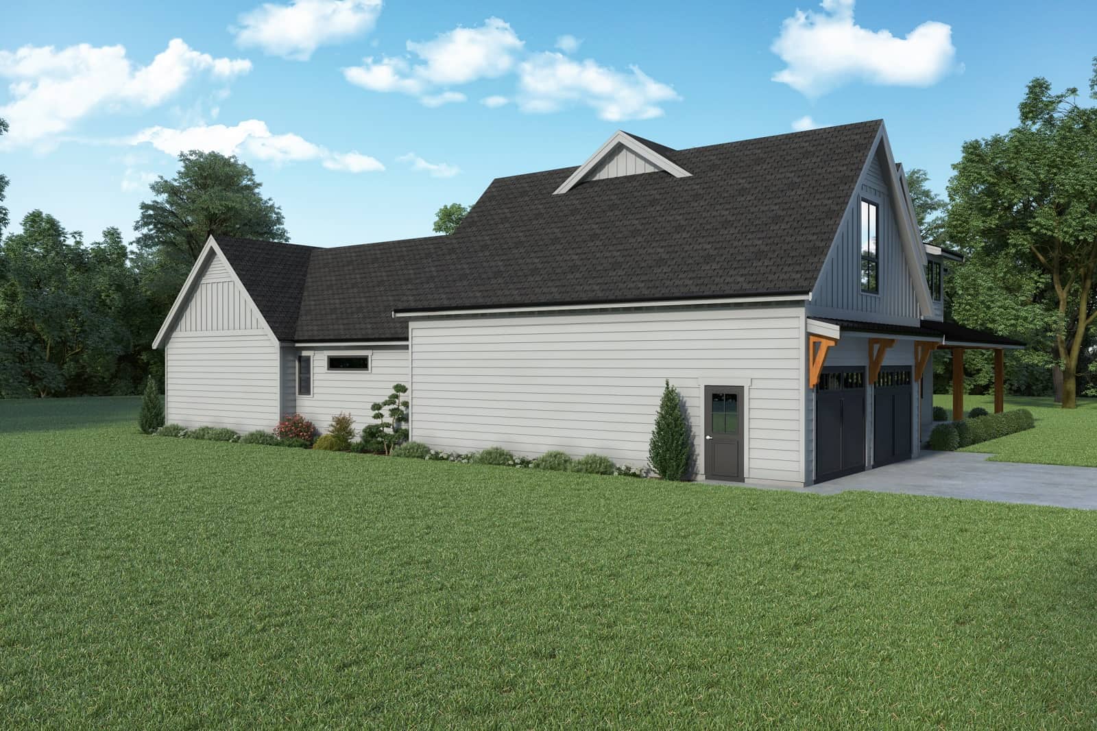 Left View of this 4-Bedroom,3082 Sq Ft Plan -214-1003