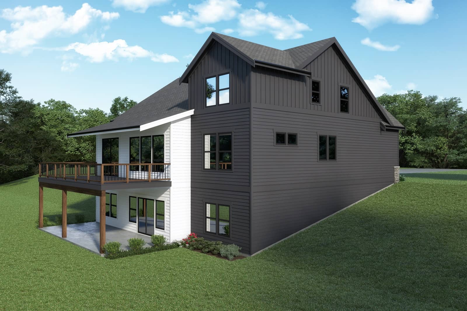 Left View of this 3-Bedroom,2134 Sq Ft Plan -214-1007
