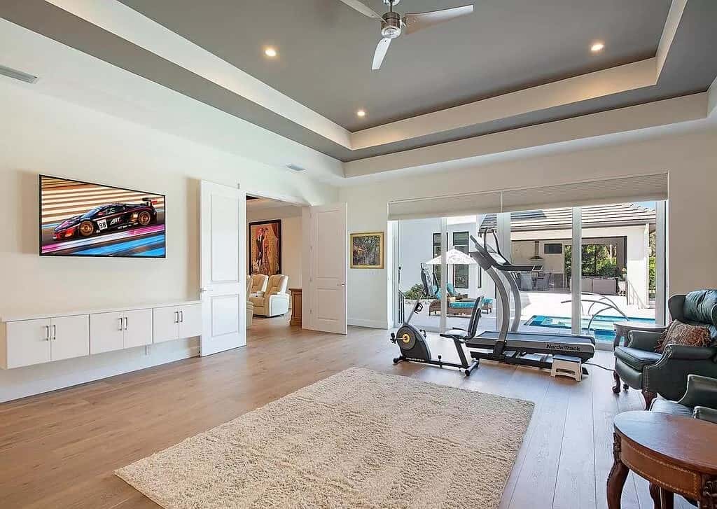 Gym / Fitness Center of this 4-Bedroom,7117 Sq Ft Plan -219-1003