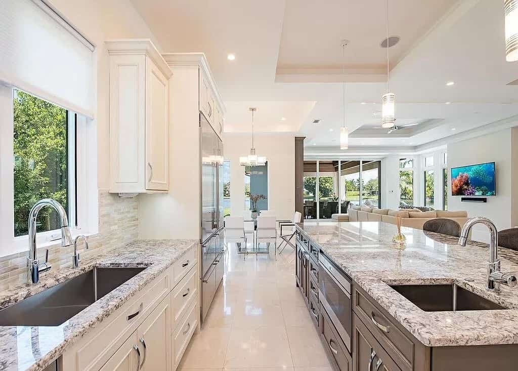 Kitchen: Kitchen Island of this 4-Bedroom,7117 Sq Ft Plan -219-1003